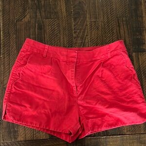 J Crew Red Shorts